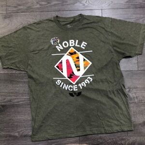 Hydro noble tee t shirt green vert, unisex, vintage, stretch, flexible size XL